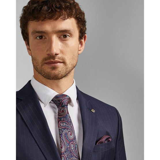Men Mps-Omaghj-Rc9M-Debonair Stripe Jacket - Navy