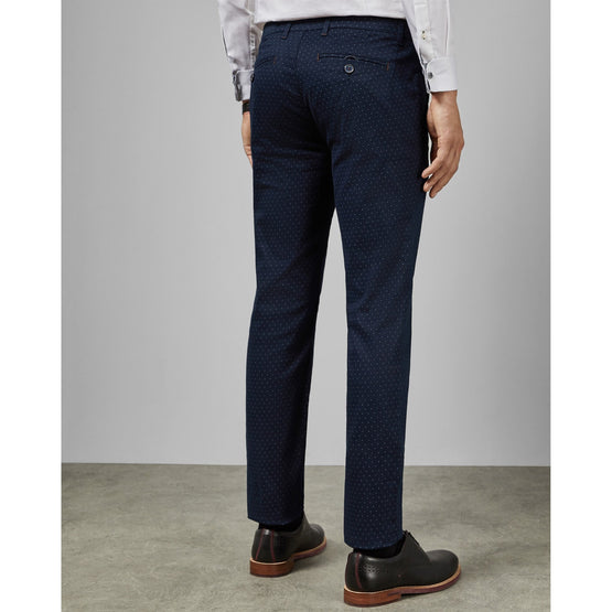 Men Mmt-Saidar-Tc9M-Printed Trouser - Blue