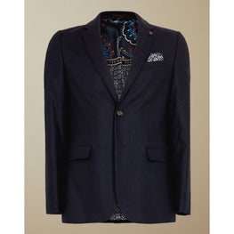 Men Mmj-Padstoe-Tc9M-Core Wool Blazer - Navy