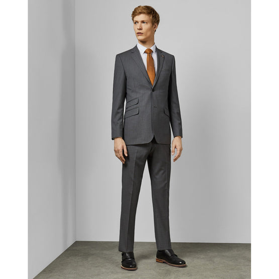 Men Mps-Colmanj-Rc9M-Sterling Small Check Jacket - Grey
