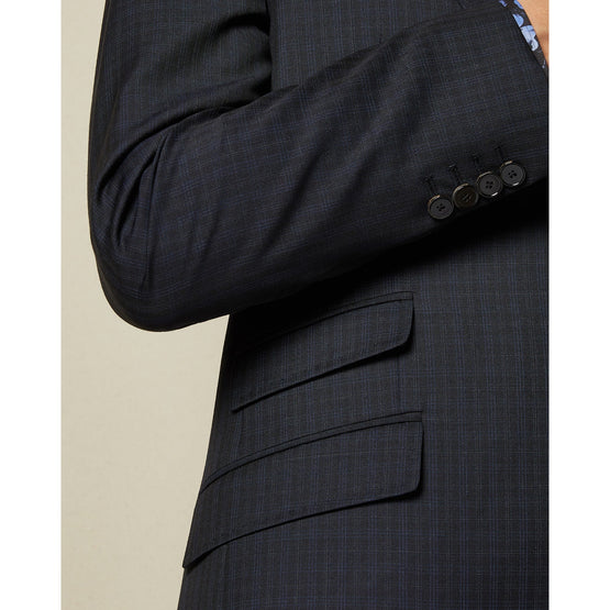 Men Mps-Marklej-Sterling Check Jacket - Navy
