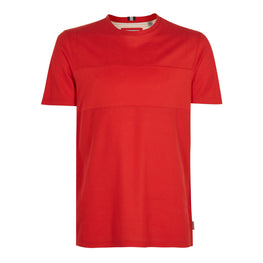 Men Mmb-Helter-Short Sleeved Pique Panelled T-Shirt - Red