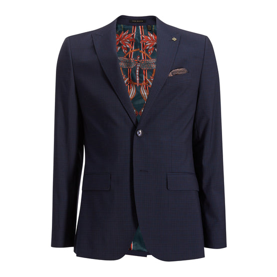 Men Mps-Cabotj-Debonair Check Jacket - Blue