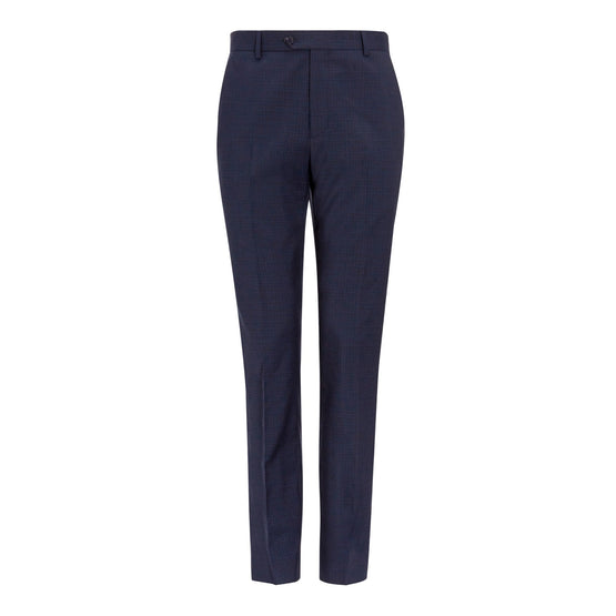 Men Mps-Cabott-Debonair Check Trouser - Blue