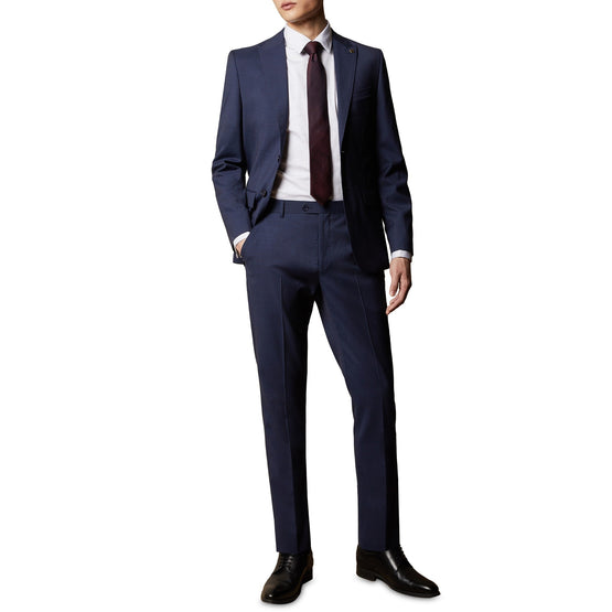 Men Mps-Cabott-Debonair Check Trouser - Blue