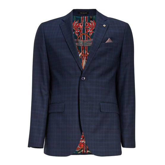 Men Mps-Louiej-Debonair Check Jacket - Navy