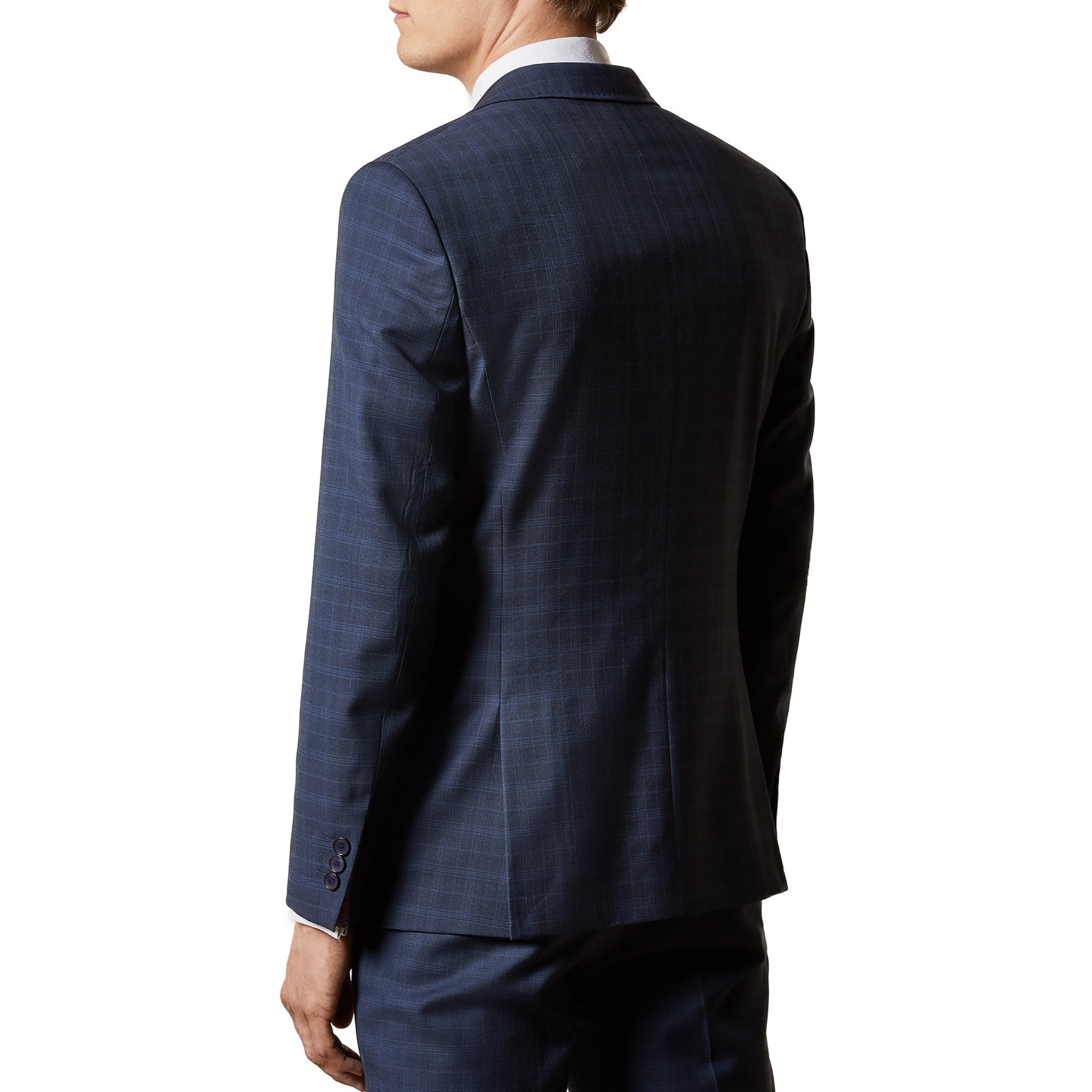 Men Mps-Louiej-Debonair Check Jacket - Navy