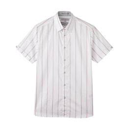 Men Mma-Eluss-Ss Stripe Shirt - White