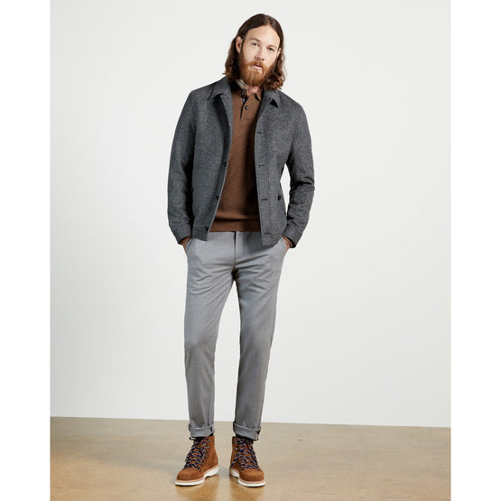 Men Mmk-Batha-Ls Knitted Polo - Camel