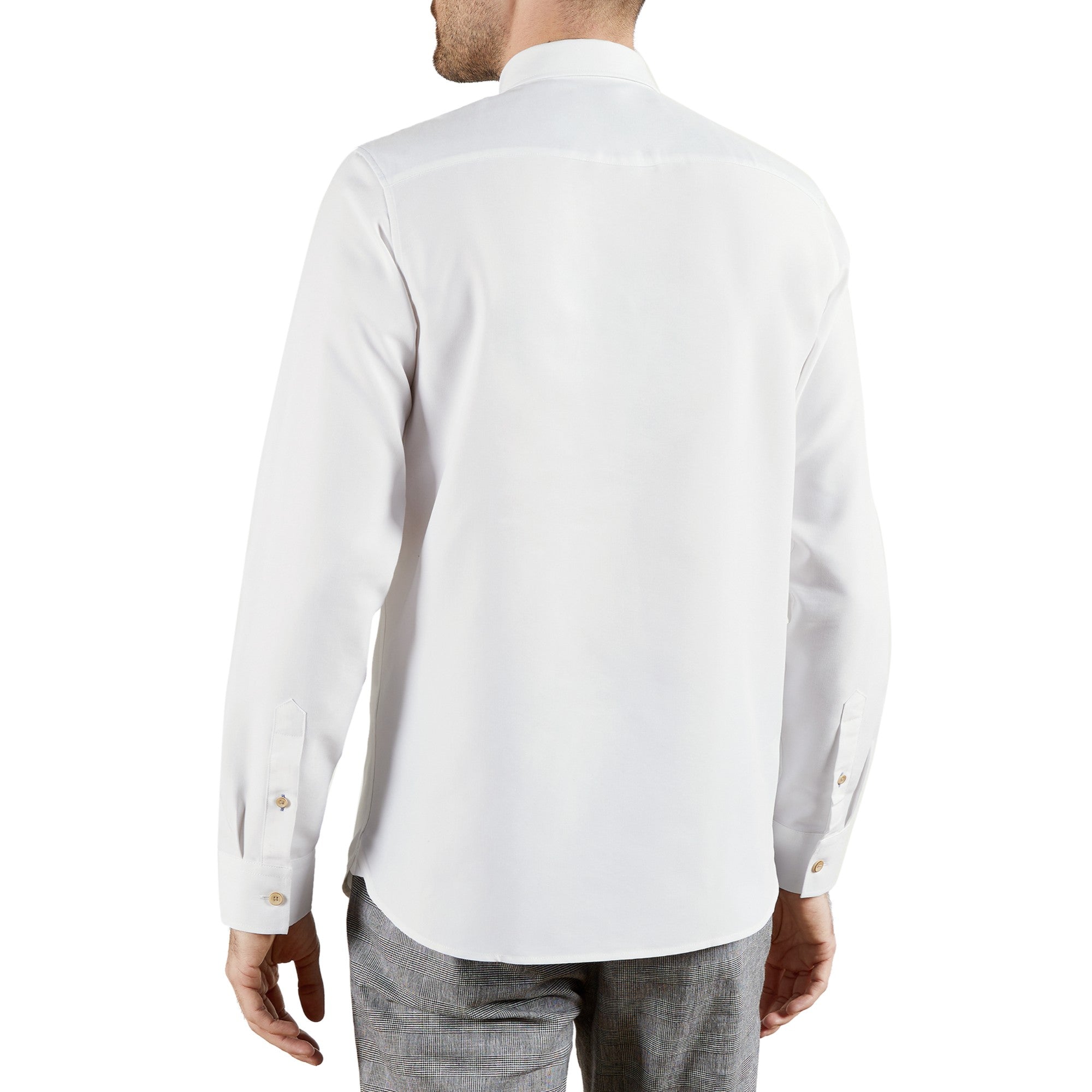 Men Mma-Piktur-Ls Oxford Shirt - White