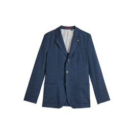 Men Mmj-Yucca-Linen Blend Blazer - Navy