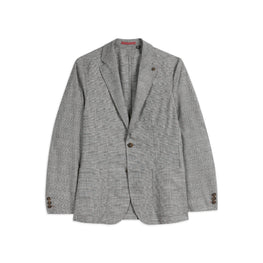 Men Mmj-Bonsai-Pow Check Blazer - Charcoal