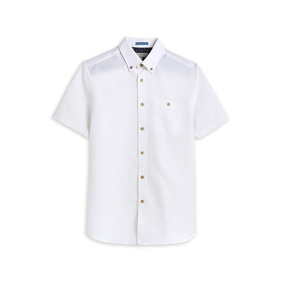 Men Mma-Yasai-Ss Polynosic Oxford Shirt - White