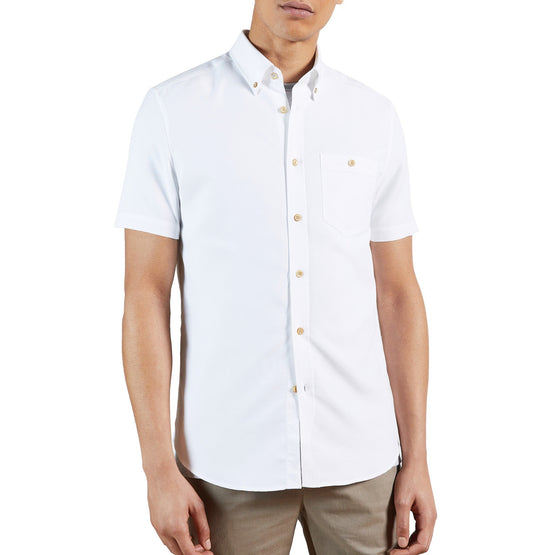 Men Mma-Yasai-Ss Polynosic Oxford Shirt - White