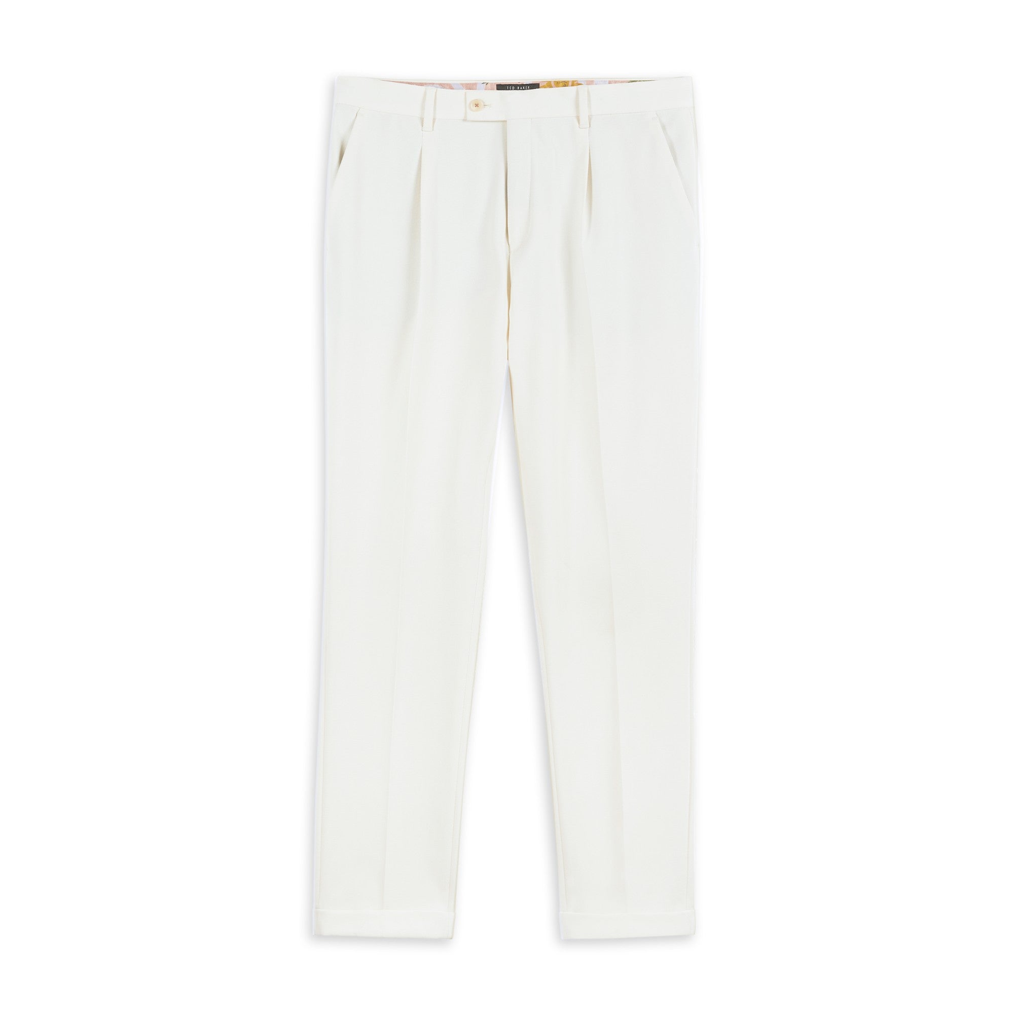 Men Mmt-Monayt-Pleated Trouser - White