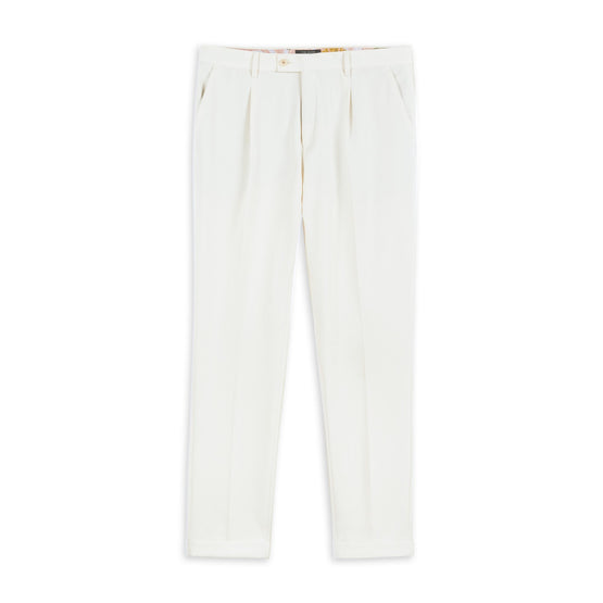 Men Mmt-Monayt-Pleated Trouser - White