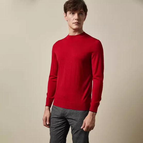 Men Mmk-Cypres-Crew Neck Sweater - Red