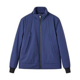 Men Mmo-Palms-Quilted Jacket - Blue