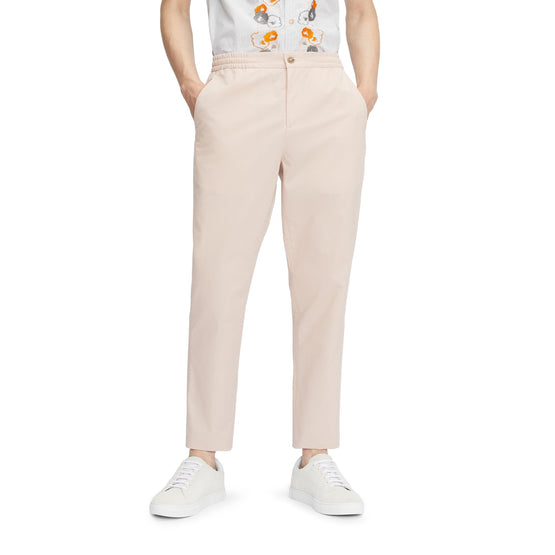 Men Mmt-Delivat-Elasticated Waist Trouser - Lt-Pink