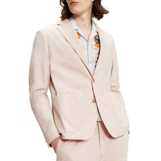 Men Mmj-Delivaj-Cotton Poplin Blazer - Lt-Pink