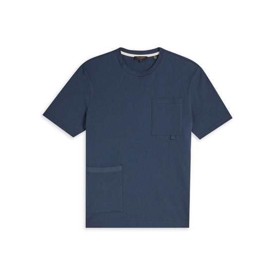 Men Mmb-Famtime-Ss Multi Pocket Tshirt - Dk-Grey