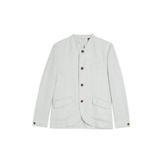 Men Mmj-Radioj-Nerhu Collar Herringbone Workwear Blazer - Natural