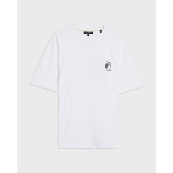 Men Mmb-Redec-Ss Graphic T-Shirt - White
