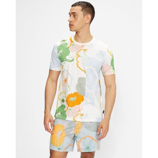 Men Mmb-Warmday-Ss Printed Jersey T-Shirt - Multicol