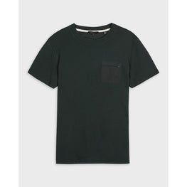 Men Mmb-Homewrk-Textured T-Shirt - Dk-Green