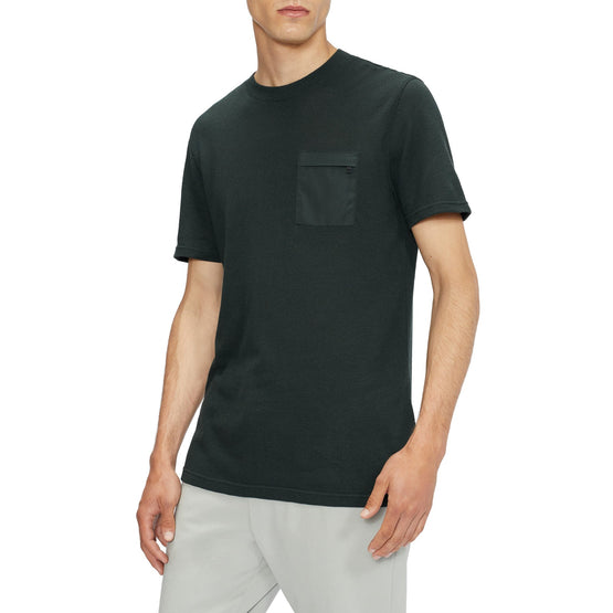 Men Mmb-Homewrk-Textured T-Shirt - Dk-Green
