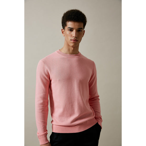 Men Mmk-Hammati-Texture Long Sleeve T-Shirt - Pink