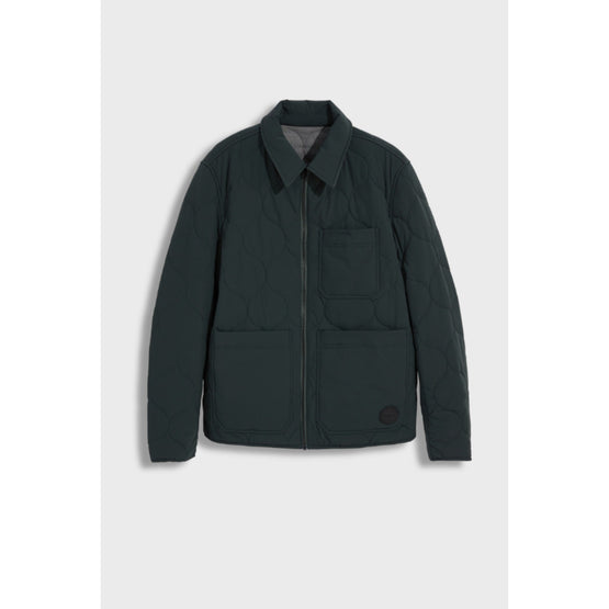 Men Mmo-Schuss-Reversible Quilted Jacket - Dk-Green