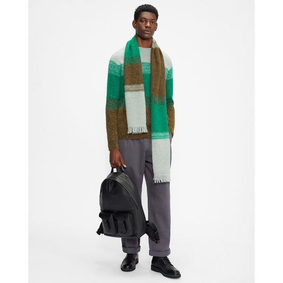 Men Mmk-Rydal-Ls Ombre Crew Neck - Brt-Green