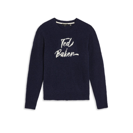 Men Mmk-Gowan-Ls Signature Crew Neck - Navy