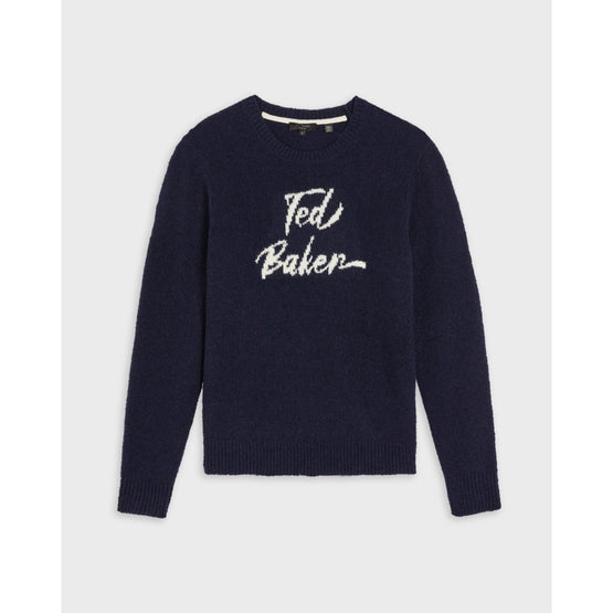 Men Mmk-Gowan-Ls Signature Crew Neck - Navy
