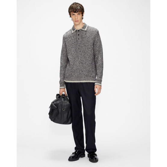 Men Mmk-Tames-Ls Mouline Polo - Navy