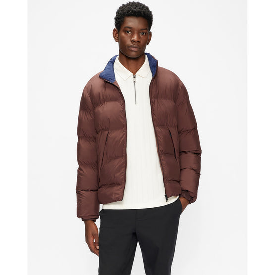 Men Mmo-Gravty-Heavy Wadded Coat - Purple