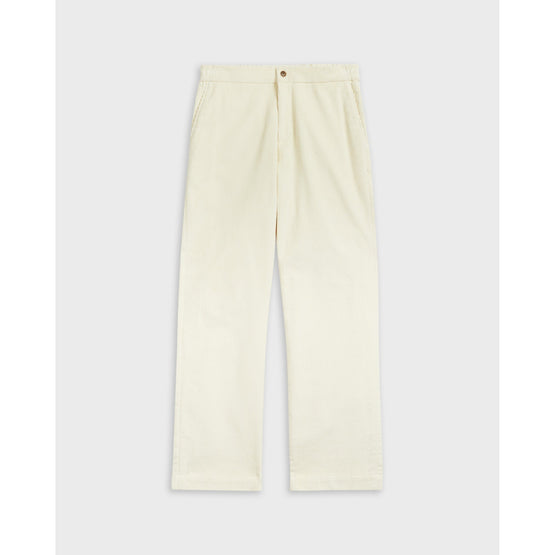 Men Mmt-Cloudd-Leyden Fit Cord Trs - White