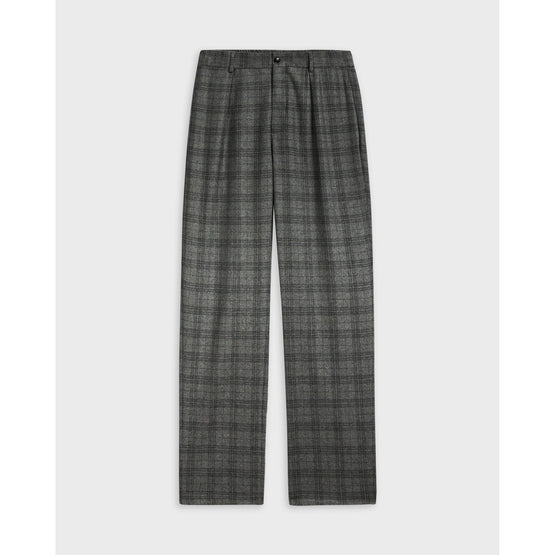 Men Mmt-Hopdart-Franklin Fit Check Trouser - Grey