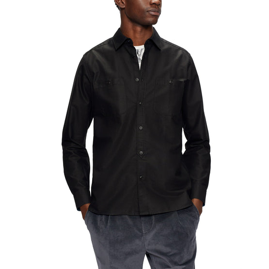 Men Mma-Tester-Ls Work Wear Shirt - Black