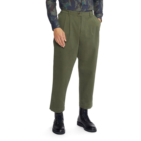 Men Mmt-Axial-Talbot Fit Colourblocked Trs - Green