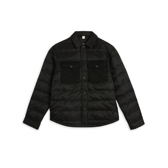 Men Mmo-Velosty-Quilted Overshirt - Black