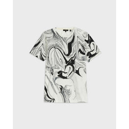 Men Mmb-Brasier-Ss All Over Printed T-Shirt - Grey