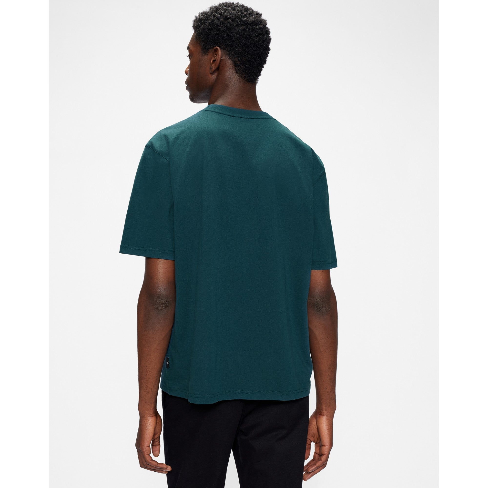 Men Mmb-Dorval-Ss Oversized Graphic T-Shirt - Dk-Blue