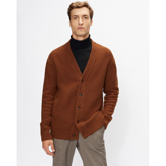 Men Mmk-Langton-Ls Cardigan - Brown