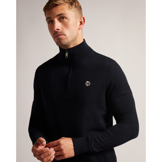 Men Mmk-Tooting-Ls Core Half Zip - Navy