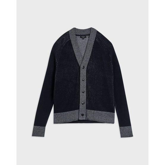 Men Mmk-Arun-Ls Cardigan - Navy