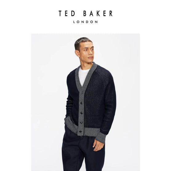Men Mmk-Arun-Ls Cardigan - Navy