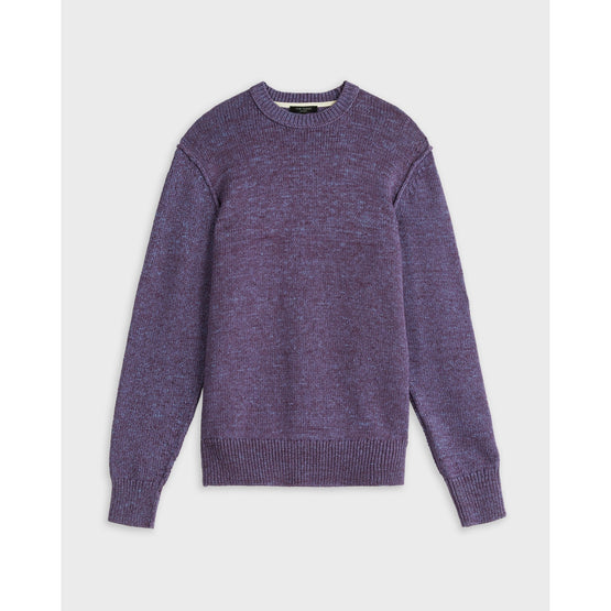 Men Mmk-Hexhamm-Ls Crew Neck - Purple