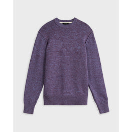 Men Mmk-Hexhamm-Ls Crew Neck - Purple
